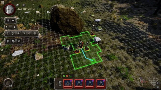 Movement rules, opportunity attacks, obstacles, and much more already integrated.